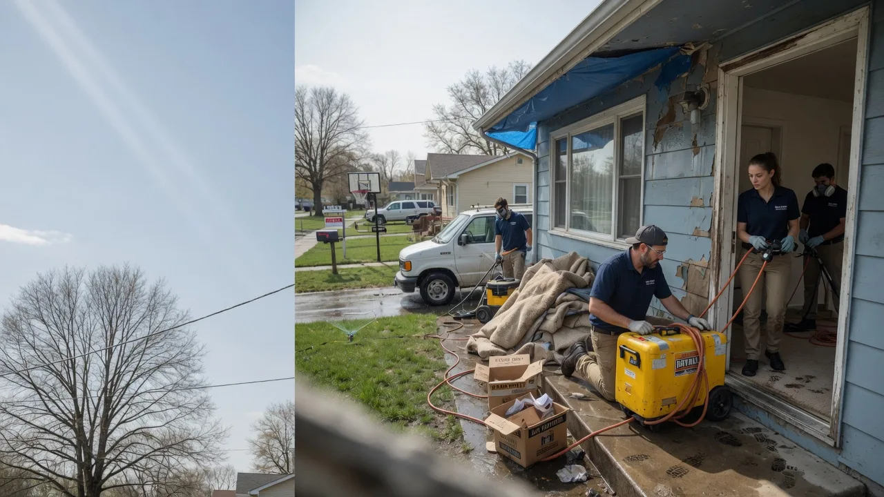Basement Flood Cleanup in Victoria, KS near me